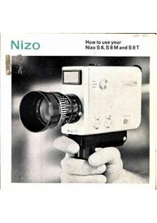 Nizo S 8 M manual. Camera Instructions.